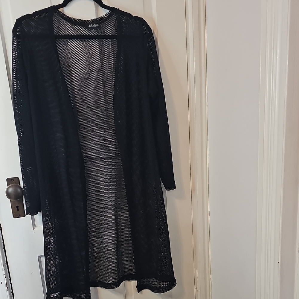 Elegant Black Swim Coverup